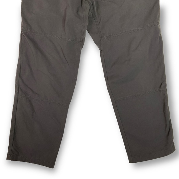 Prana Breathe Pants Sz L Hiking Adjustable Waist Cotton Gray Mens Outdoor - Picture 3 of 11